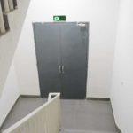 hallway steel door